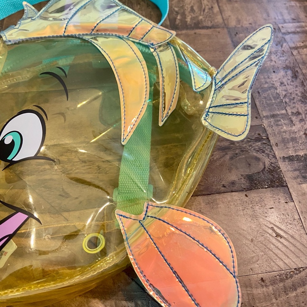 Disney Little Mermaid Flounder Backpack Gem